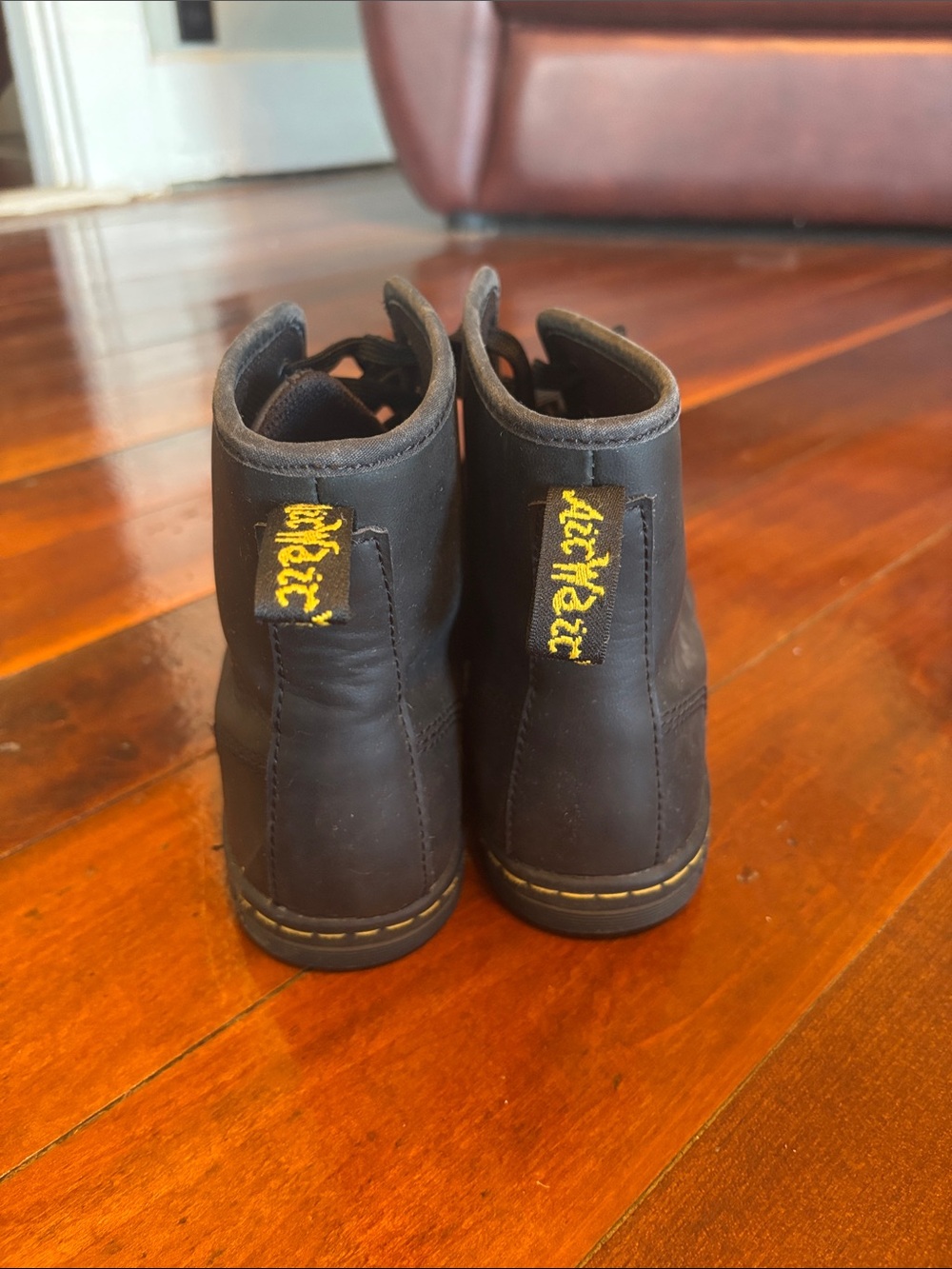 Dr. Martens Woman’s Black Lace-Up Boots - Picture 2 of 8